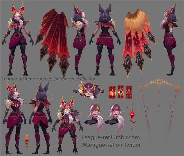 《LOL》命运之子2022皮肤原画、建模 12.7版本上线